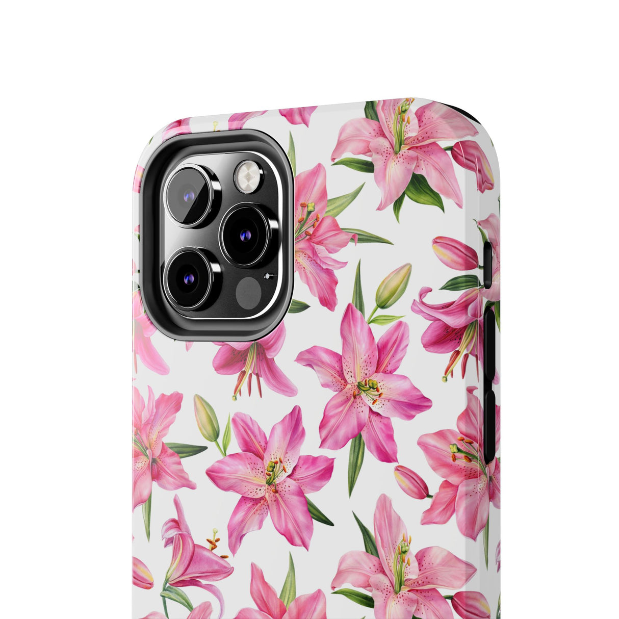 STUBBIE Phone Case for Apple iPhone - Pink Lily Flower Phone Case