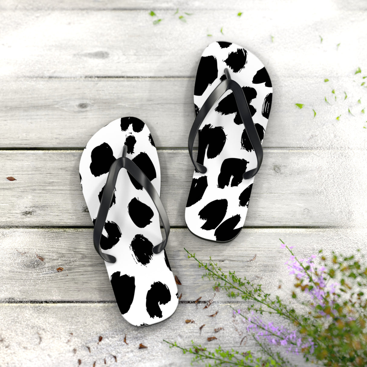 STUBBIE Flip Flops - Snow Leopard STUBBIE