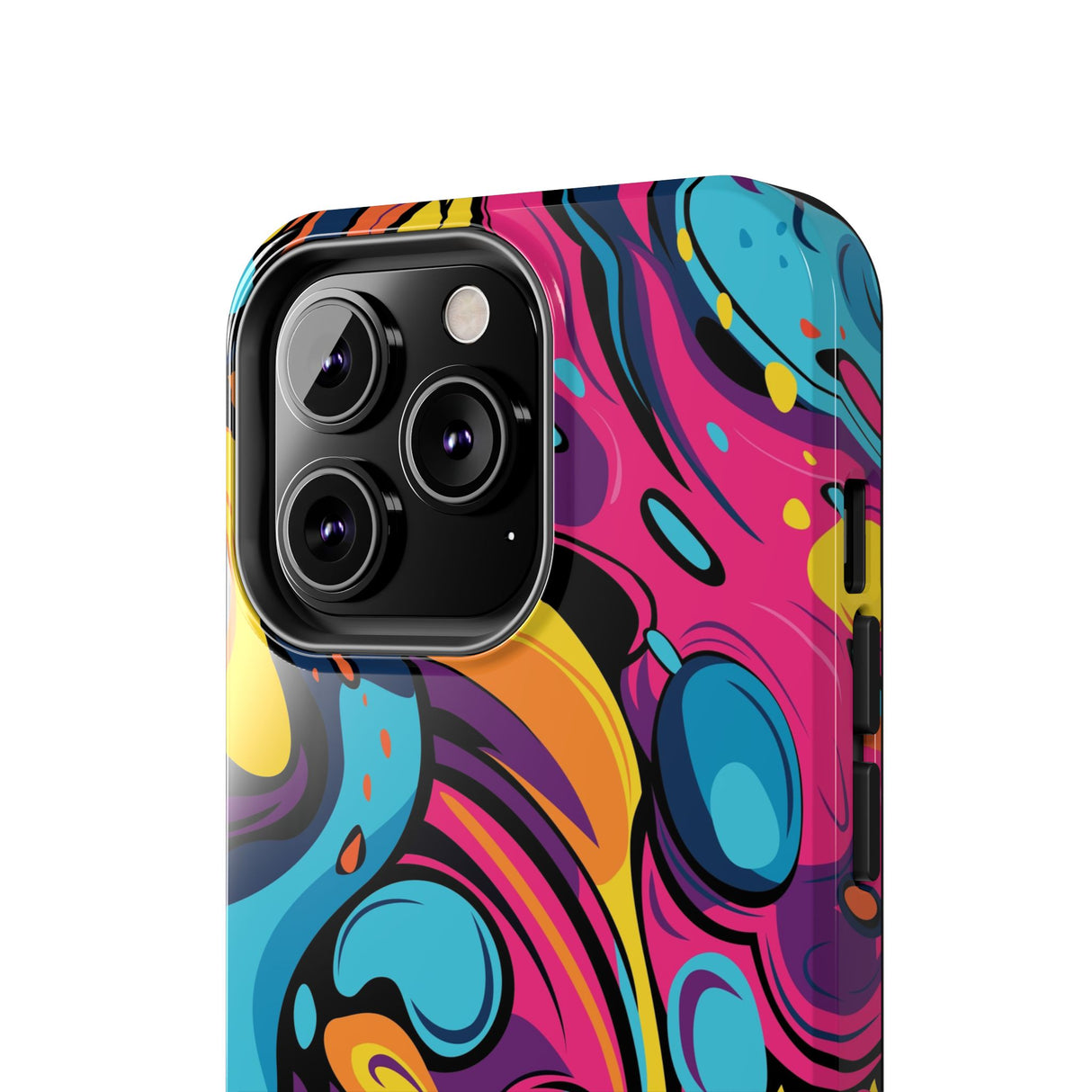 STUBBIE Phone Case for Apple iPhone - Messy Bright Paint Phone Case