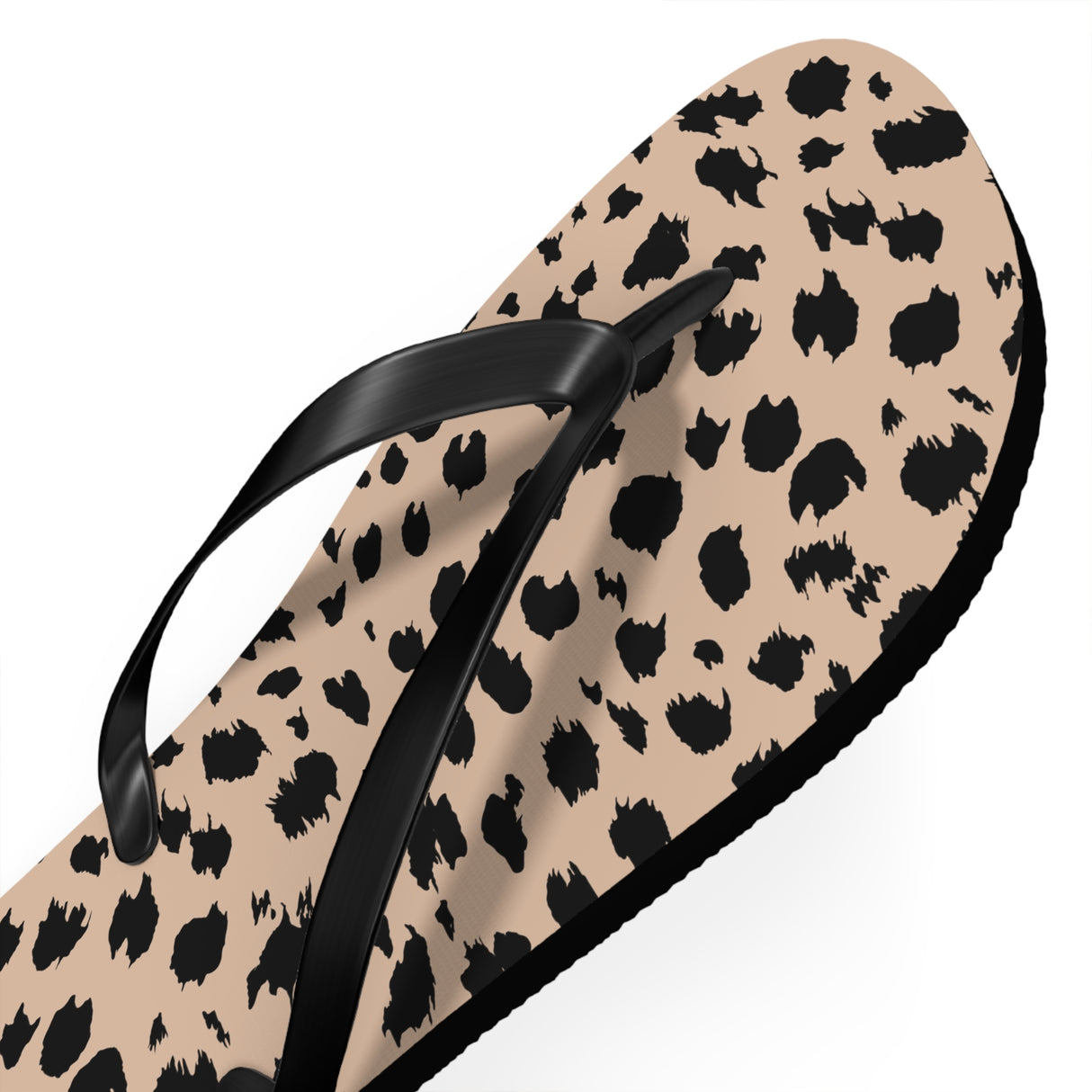 Cheetah Print Flip Flops