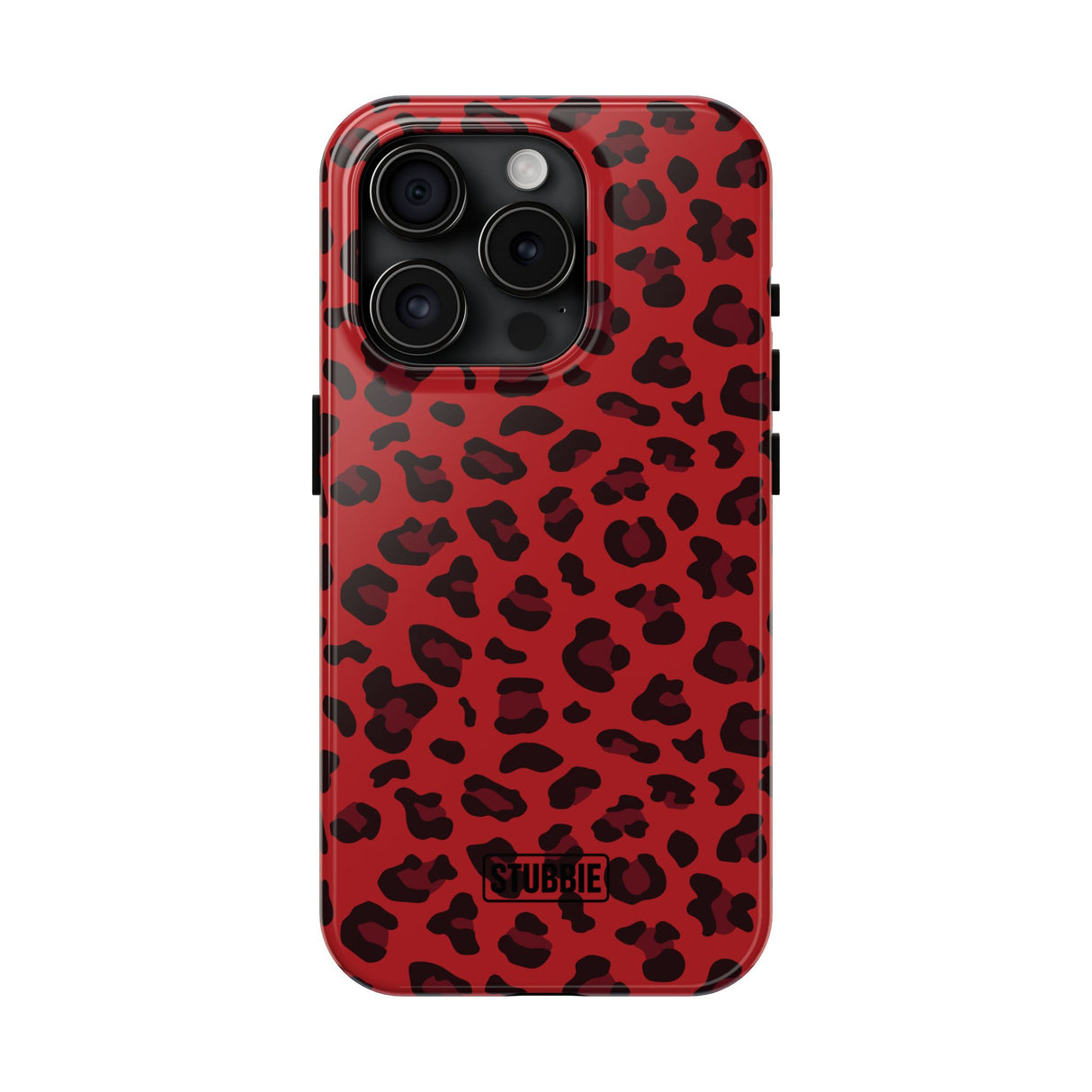 STUBBIE Phone Case for Apple iPhone - Red Leopard Phone Case