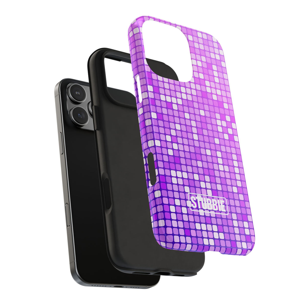 STUBBIE Phone Case for Apple iPhone - Purple Party STUBBIE