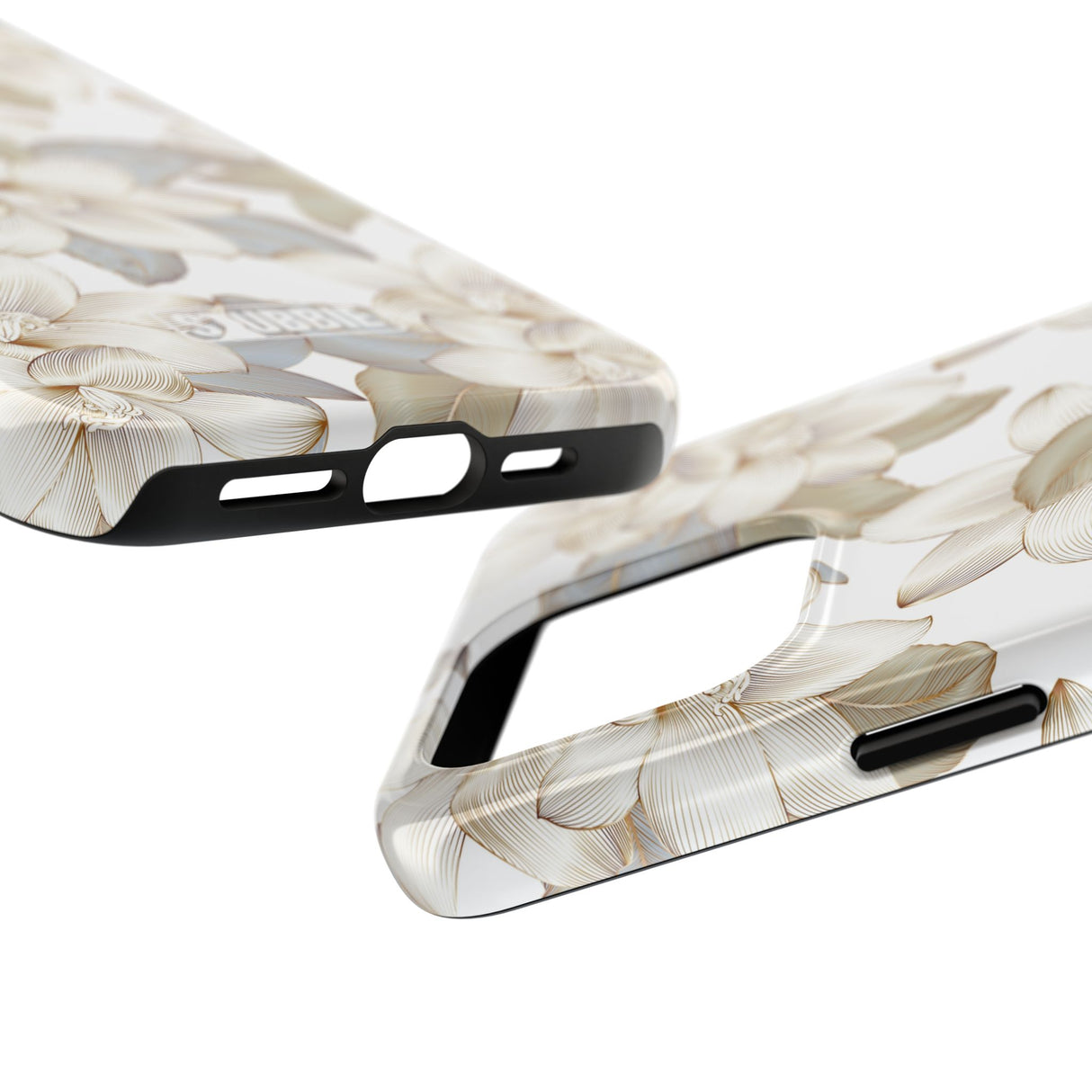STUBBIE Phone Case for Apple iPhone - White Flowers Phone Case