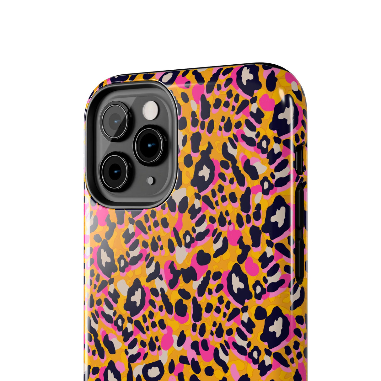 STUBBIE Phone Case for Apple iPhone - Pink Orange Leopard Phone Case