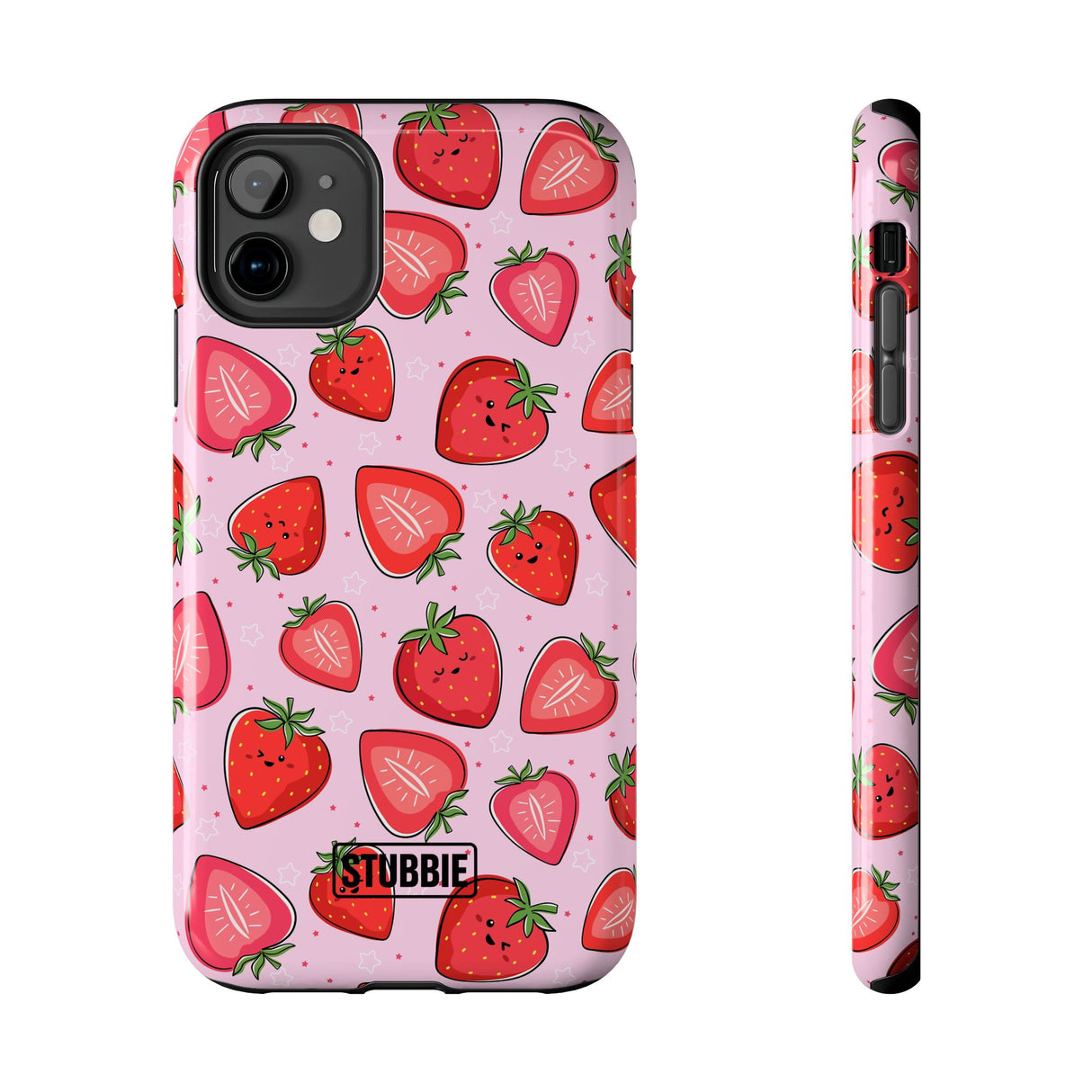STUBBIE Phone Case for Apple iPhone - Smile Strawberry Phone Case