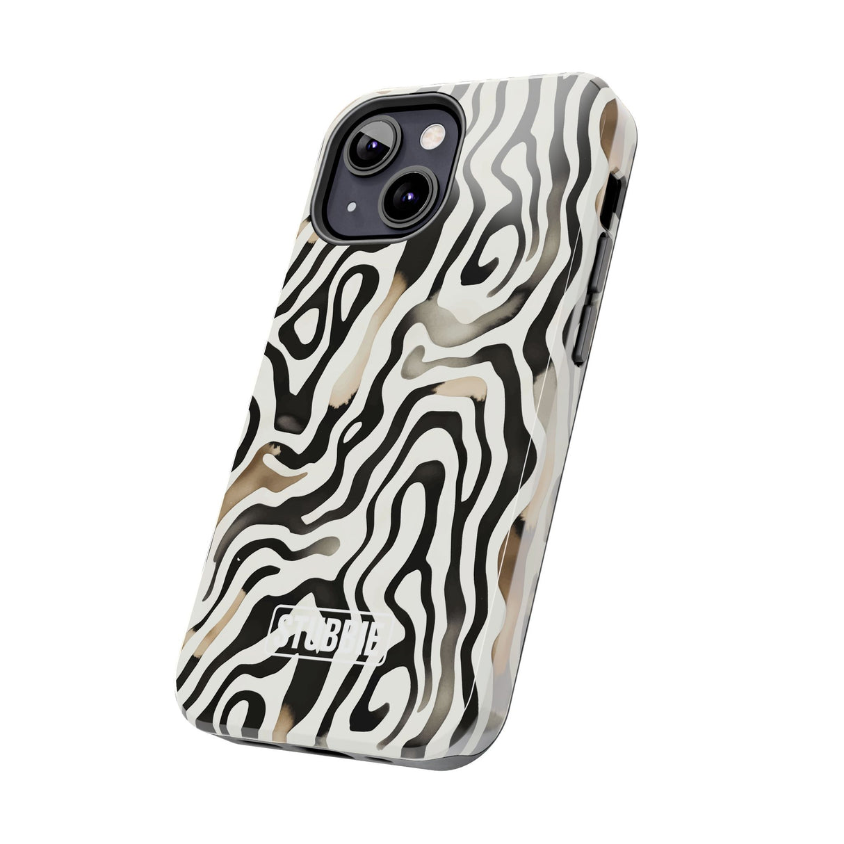 STUBBIE Phone Case for Apple iPhone - Weird Zebra Stubbie