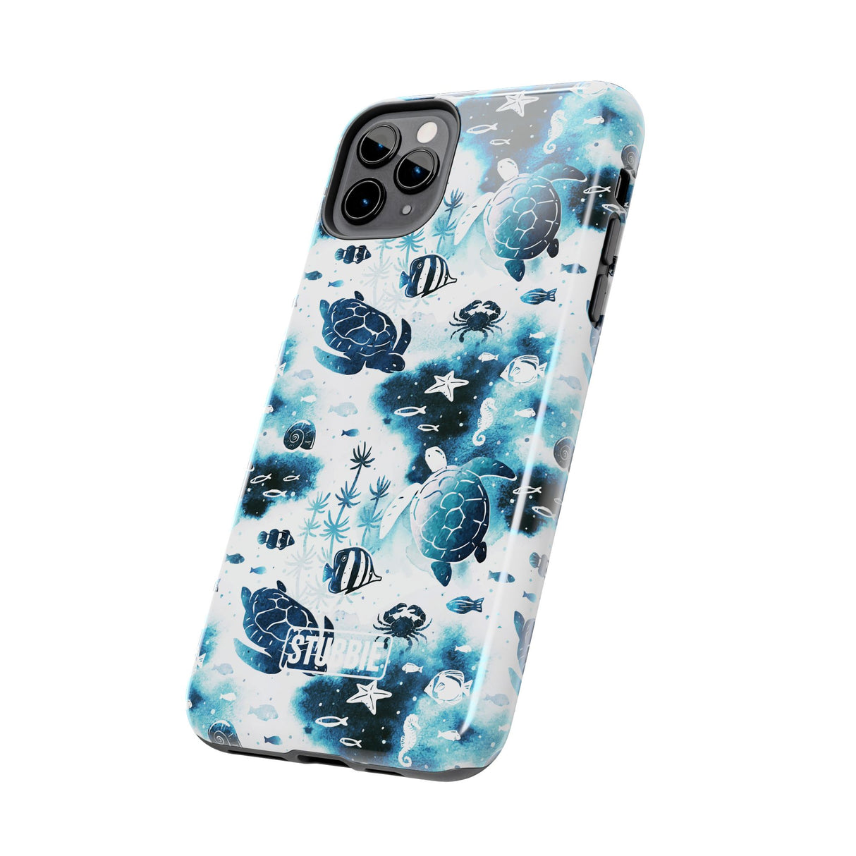 STUBBIE Phone Case for Apple iPhone - Fish And Turtle Phone Case