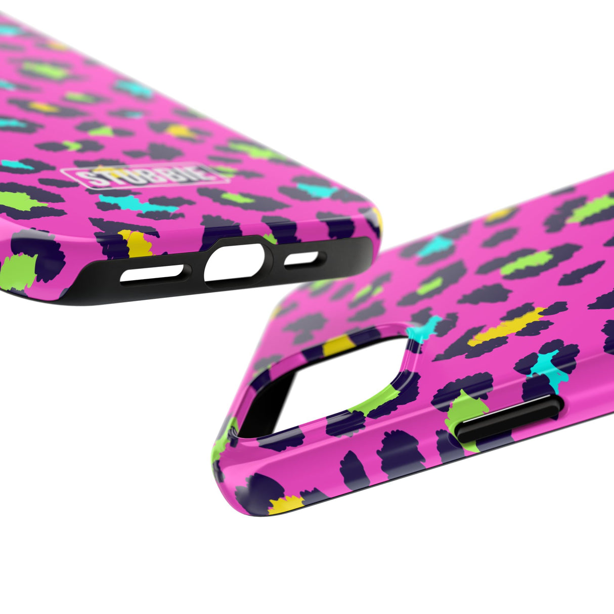STUBBIE Phone Case for Apple iPhone - Disco Leopard Stubbie