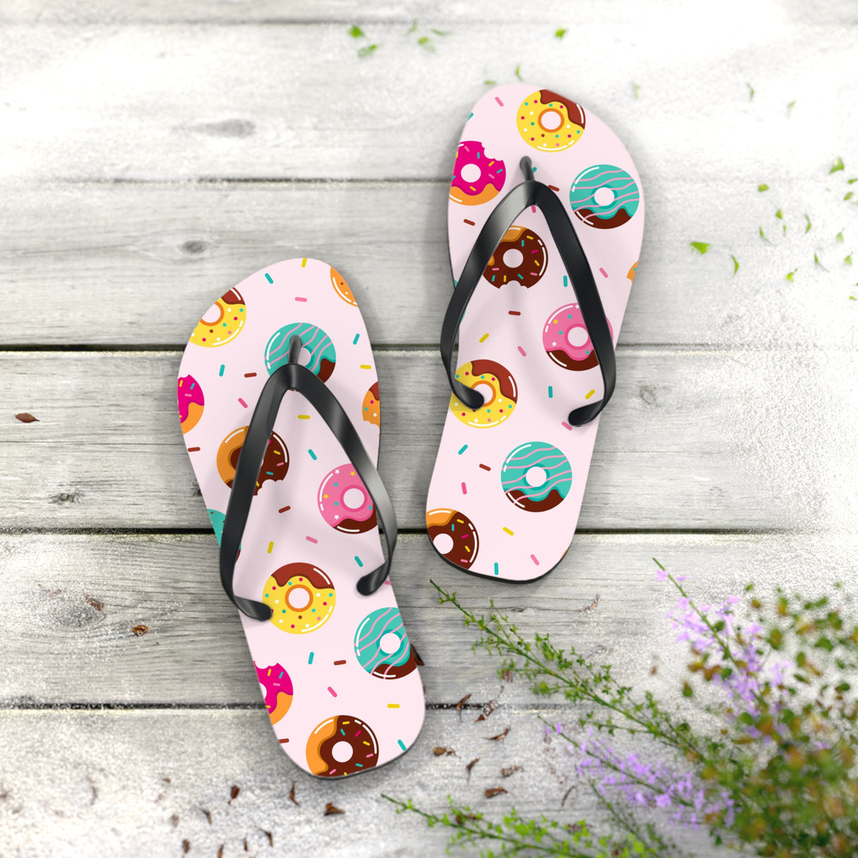 STUBBIE Flip Flops - Donuts STUBBIE