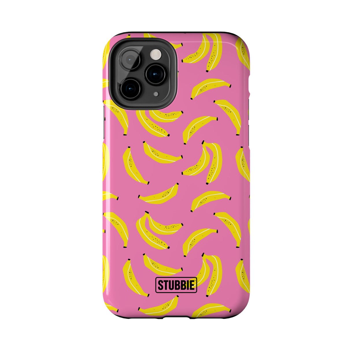 STUBBIE Phone Case for Apple iPhone - Pink Banana Phone Case