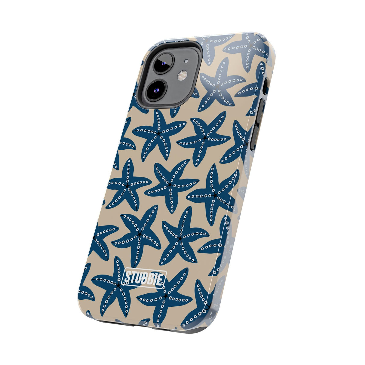 STUBBIE Phone Case for Apple iPhone - Blue Starfish Stubbie