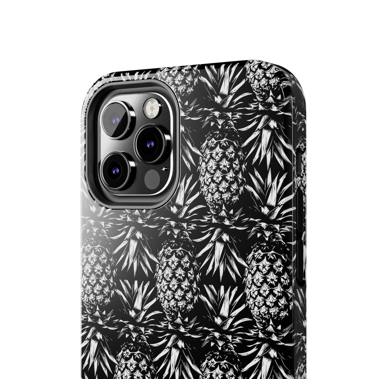 STUBBIE Phone Case for Apple iPhone - Black And White Pineapple Phone Case