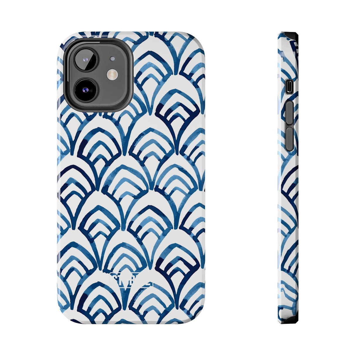 STUBBIE Phone Case for Apple iPhone - Blue Art Deco Phone Case
