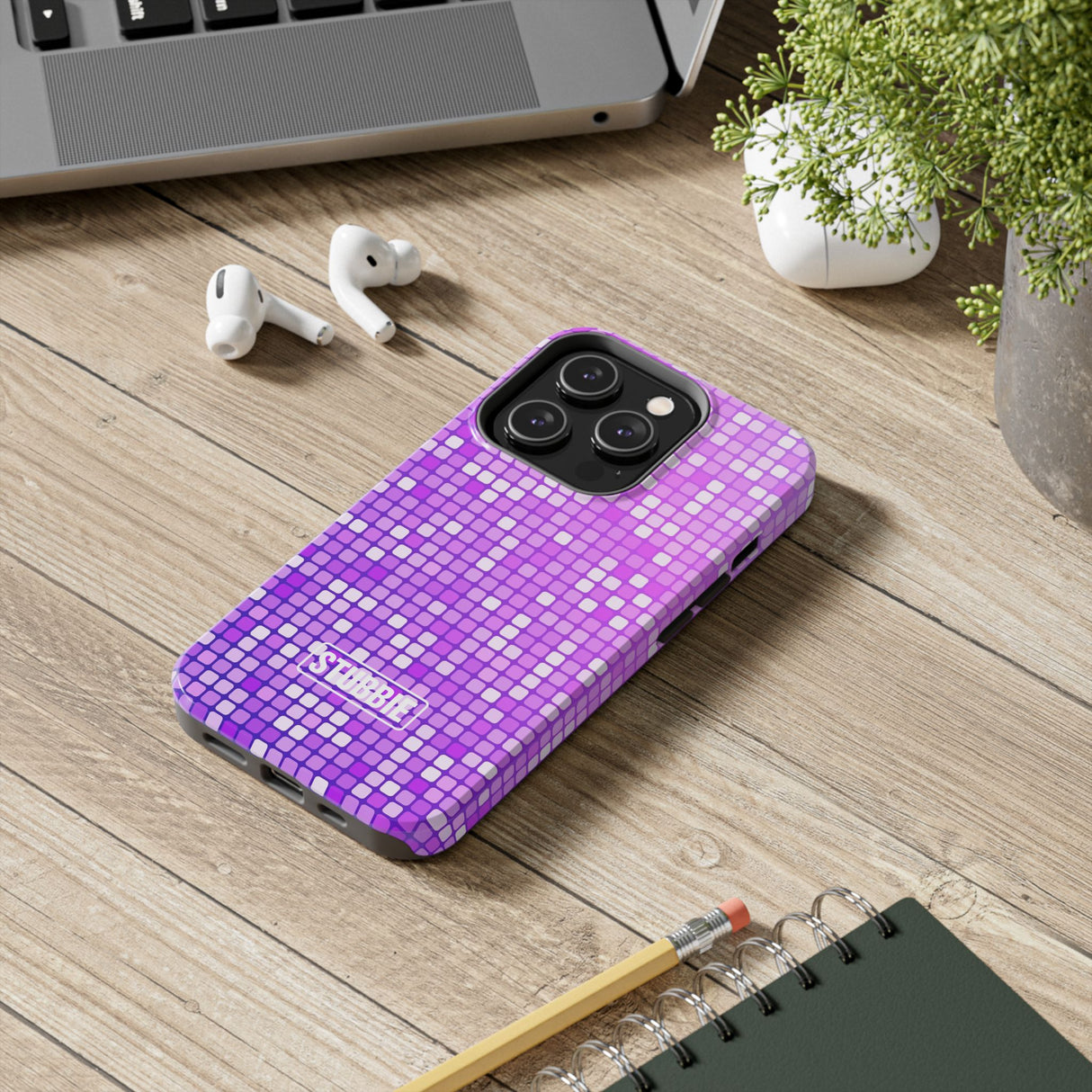 STUBBIE Phone Case for Apple iPhone - Purple Party STUBBIE