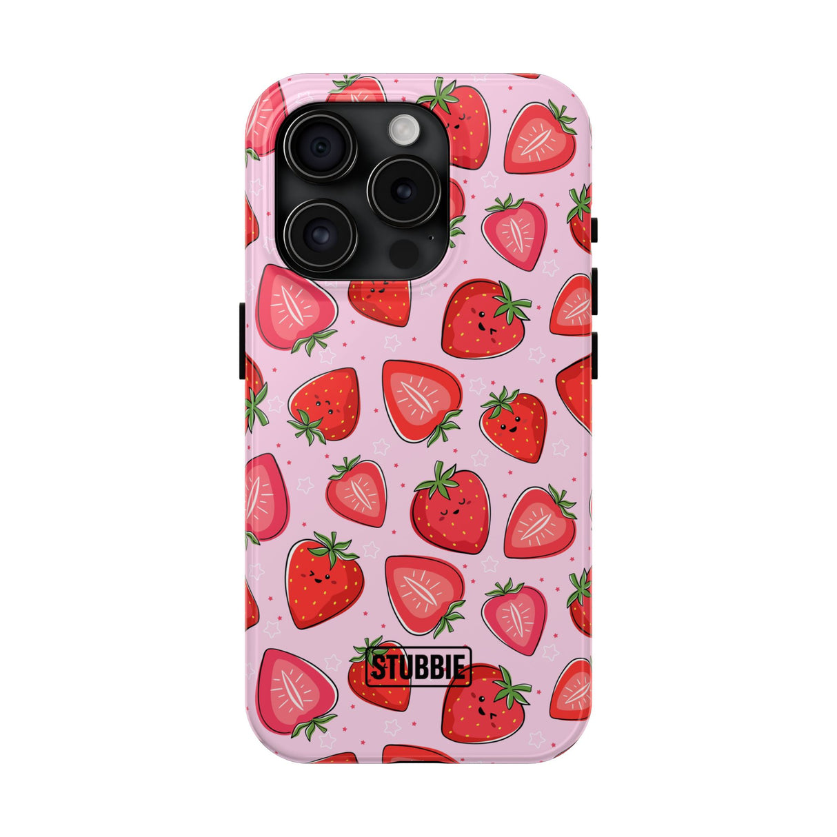 STUBBIE Phone Case for Apple iPhone - Smile Strawberry Phone Case
