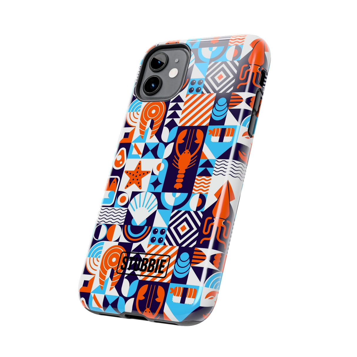 STUBBIE Phone Case for Apple iPhone - Something Fishy Stubbie