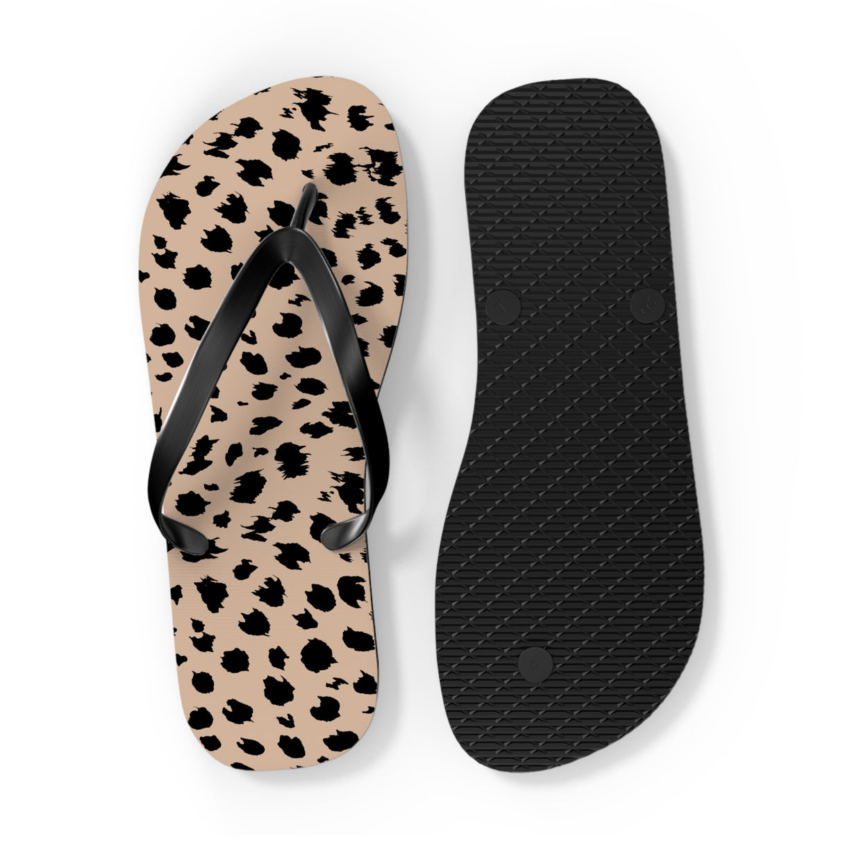 Cheetah Print Flip Flops