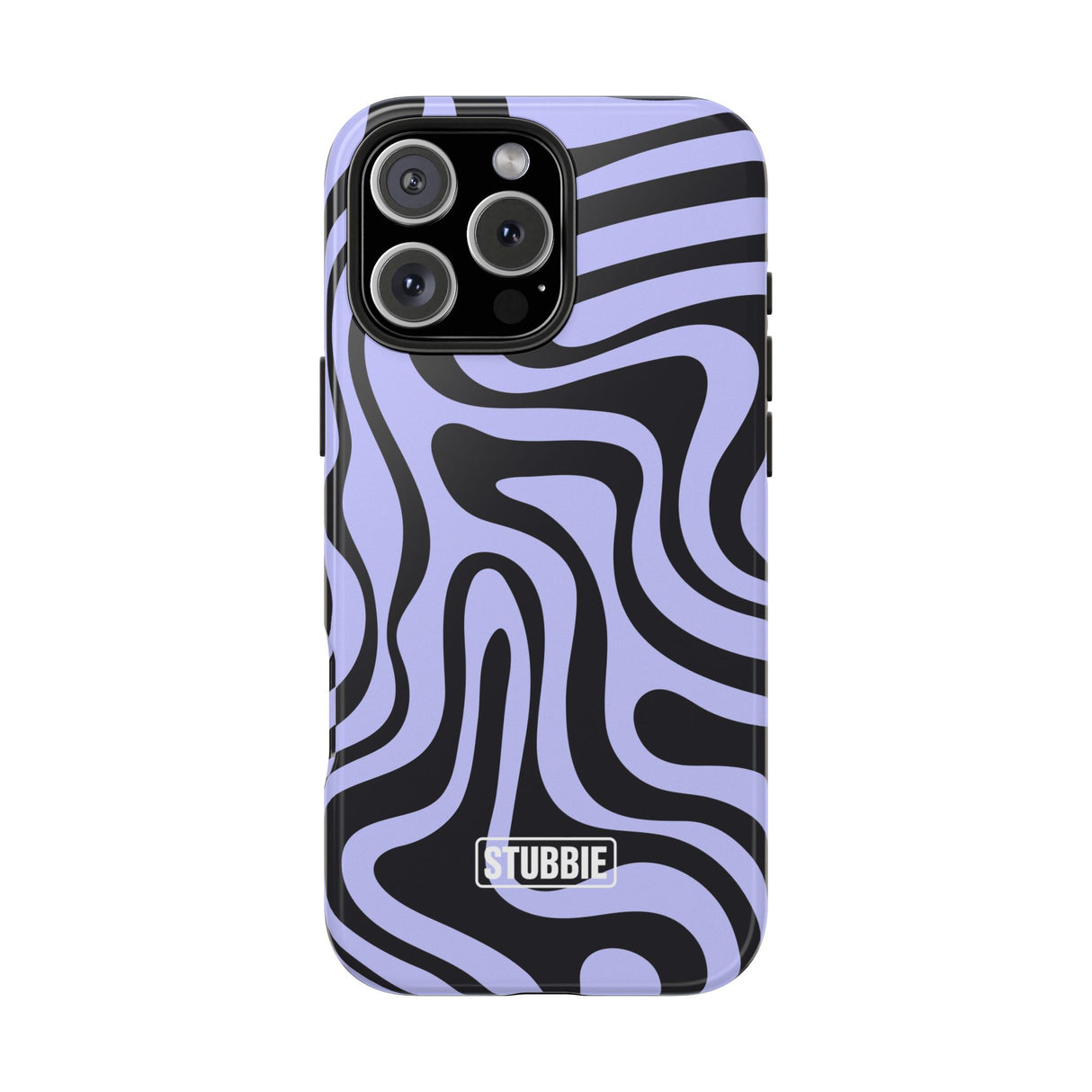 STUBBIE Phone Case for Apple iPhone - Crazy Zebra Stubbie
