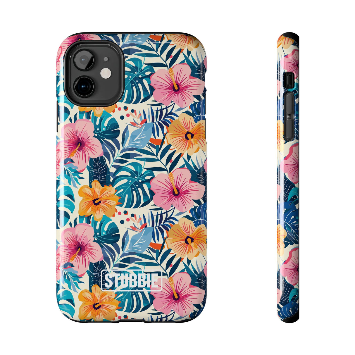 STUBBIE Phone Case for Apple iPhone - Jungle Fauna Stubbie