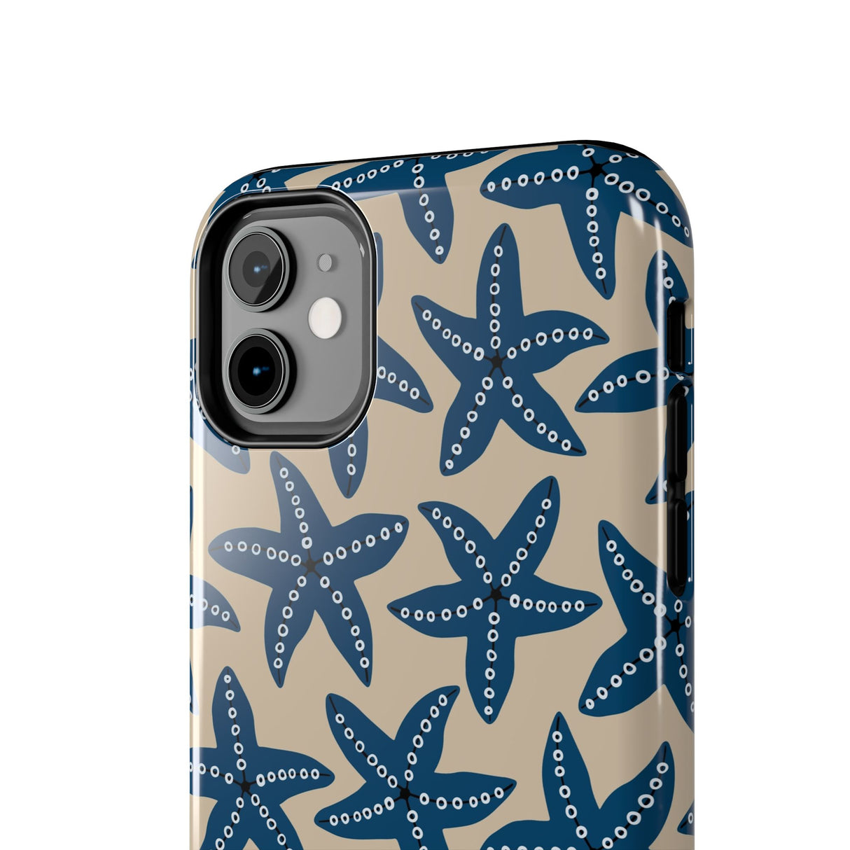 STUBBIE Phone Case for Apple iPhone - Blue Starfish Stubbie