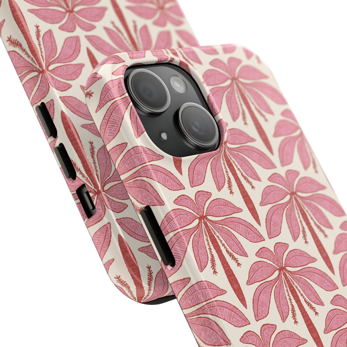 STUBBIE Phone Case for Apple iPhone - Red Palms Stubbie