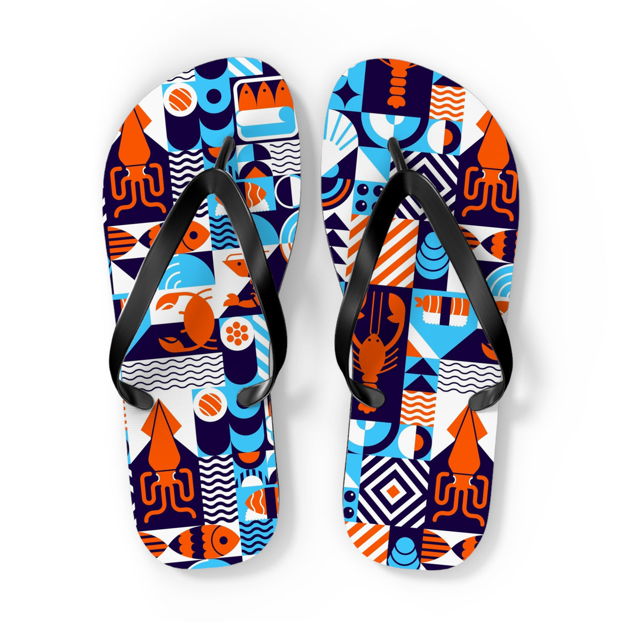 STUBBIE Flip Flops - Something Fishy STUBBIE