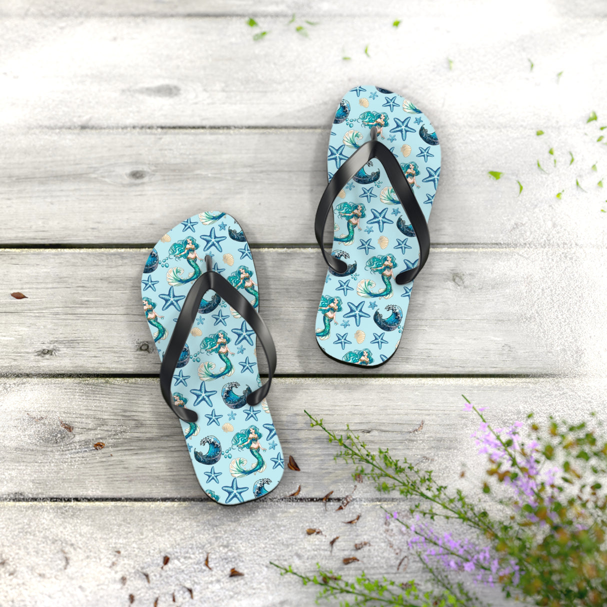 Mermaid Flip Flops