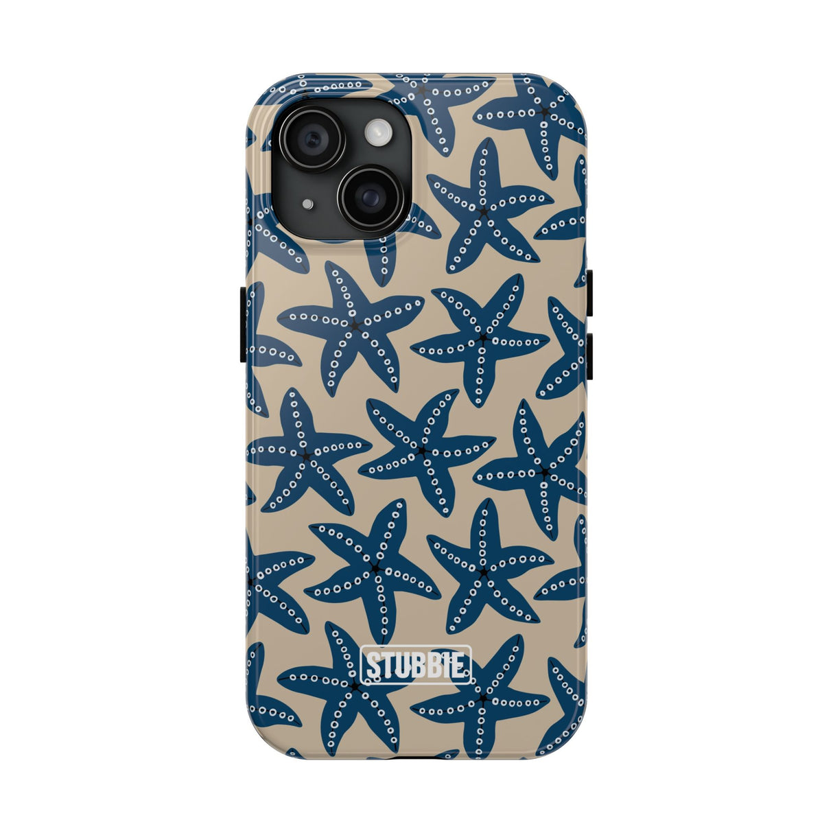 STUBBIE Phone Case for Apple iPhone - Blue Starfish Stubbie