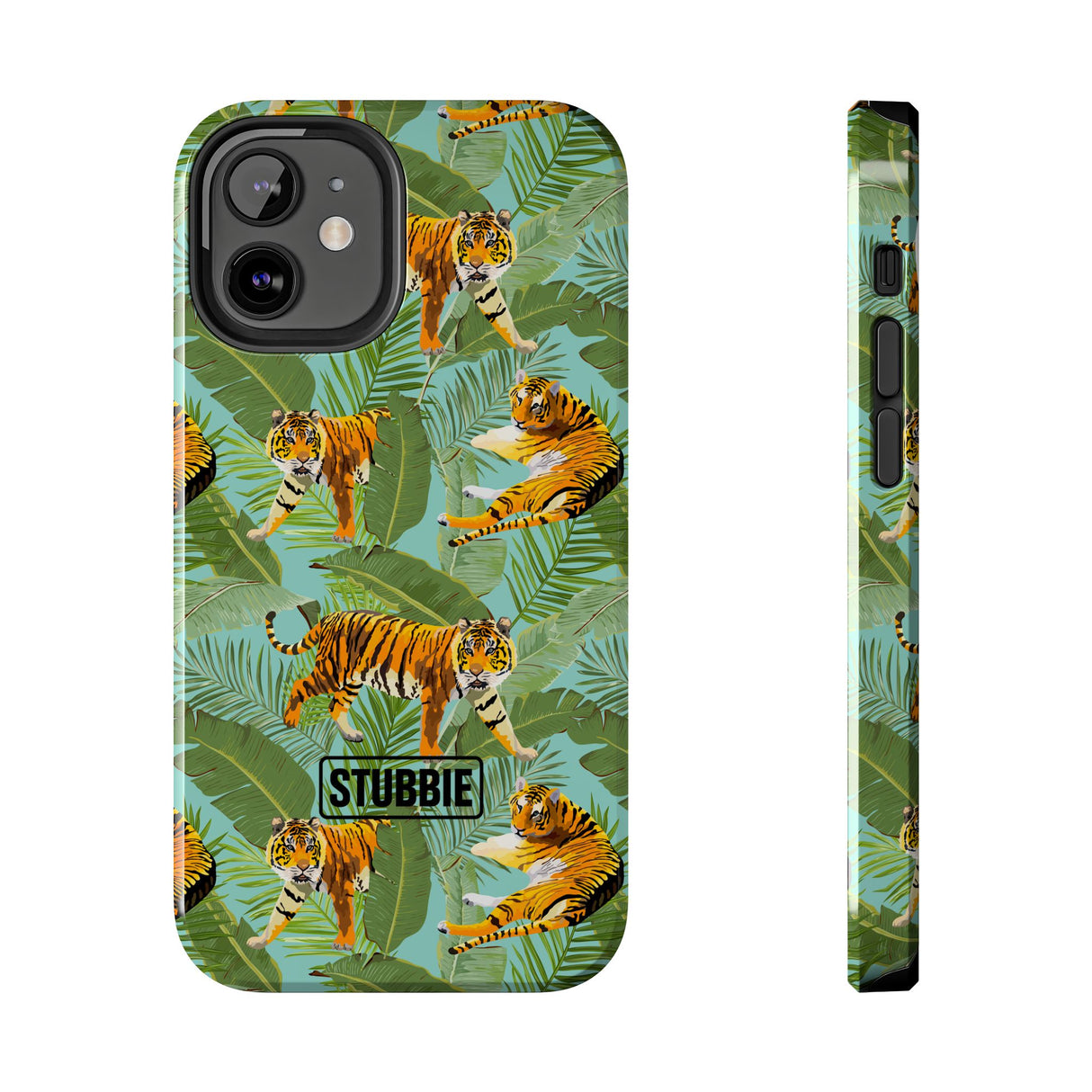STUBBIE Phone Case for Apple iPhone - Jungle Tiger Stubbie