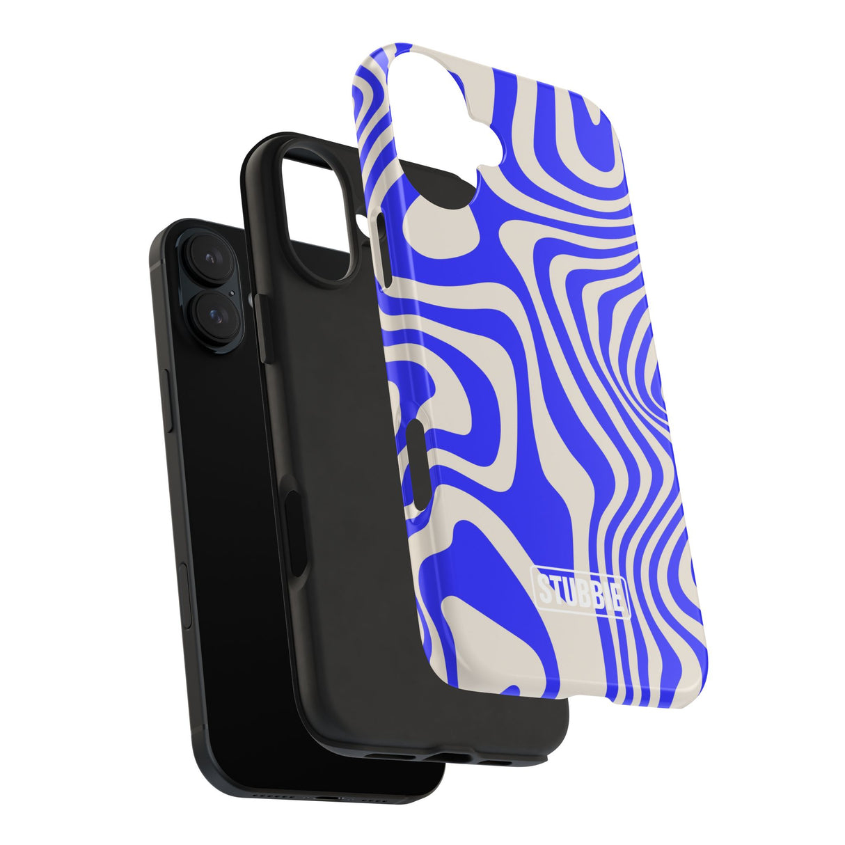 STUBBIE Phone Case for Apple iPhone - Crazy Blue Phone Case