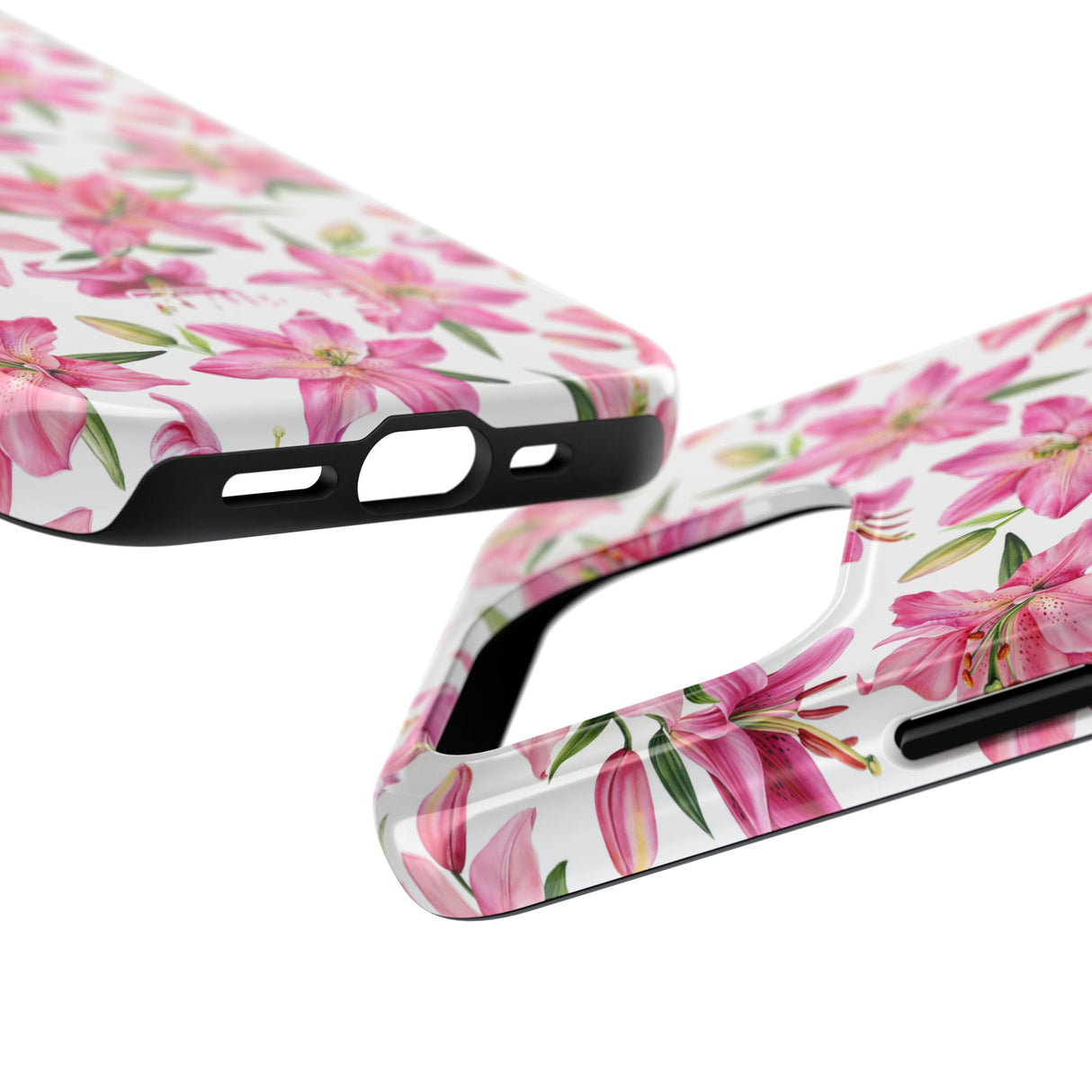 STUBBIE Phone Case for Apple iPhone - Pink Lily Flower Phone Case