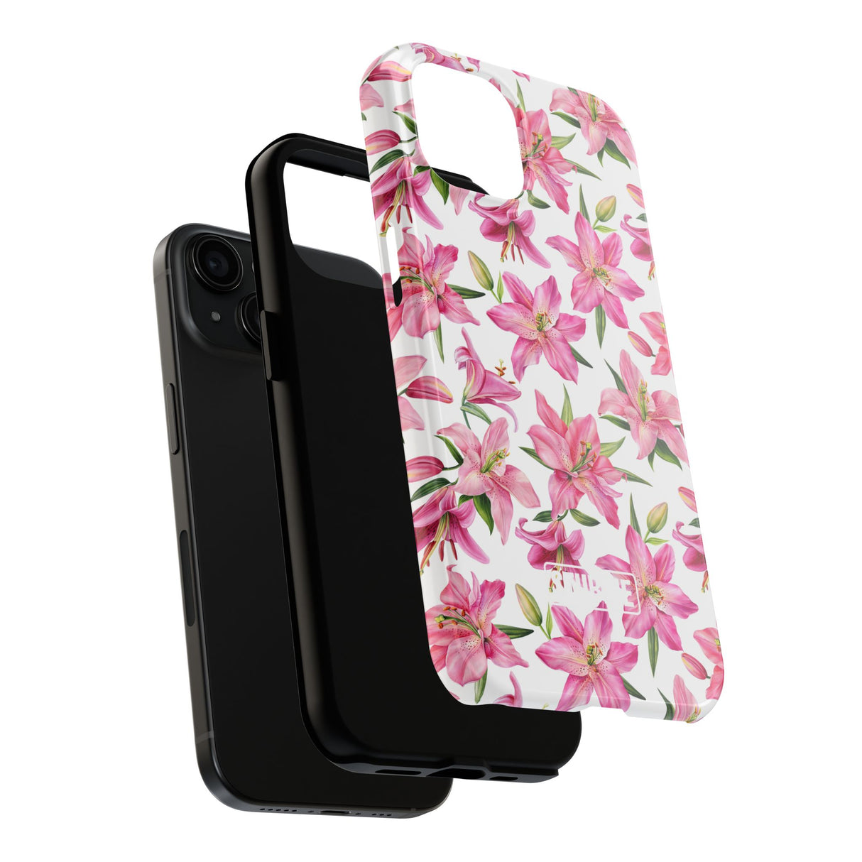 STUBBIE Phone Case for Apple iPhone - Pink Lily Flower Phone Case