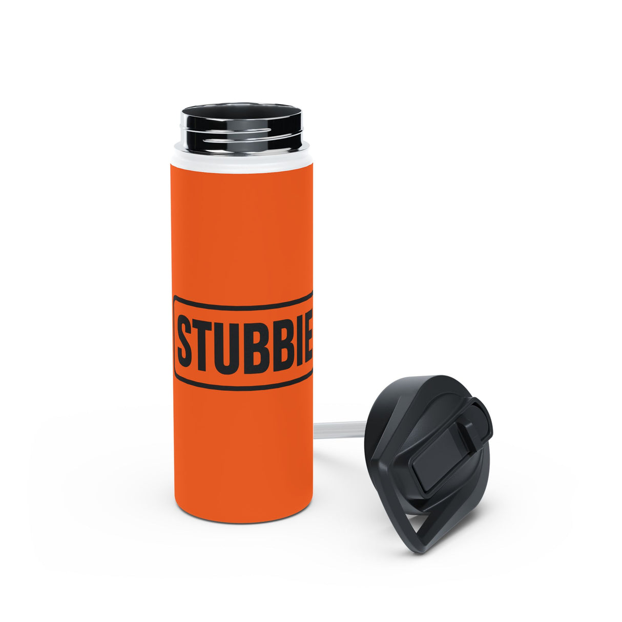 STUBBIE Stainless Steel Water Bottle - Orange Stubbie