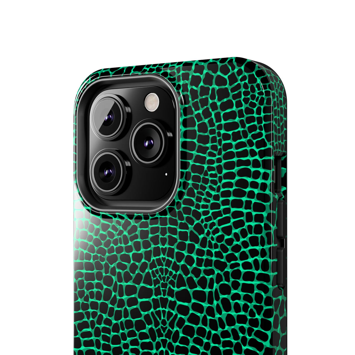 STUBBIE Phone Case for Apple iPhone - Green Croc Phone Case