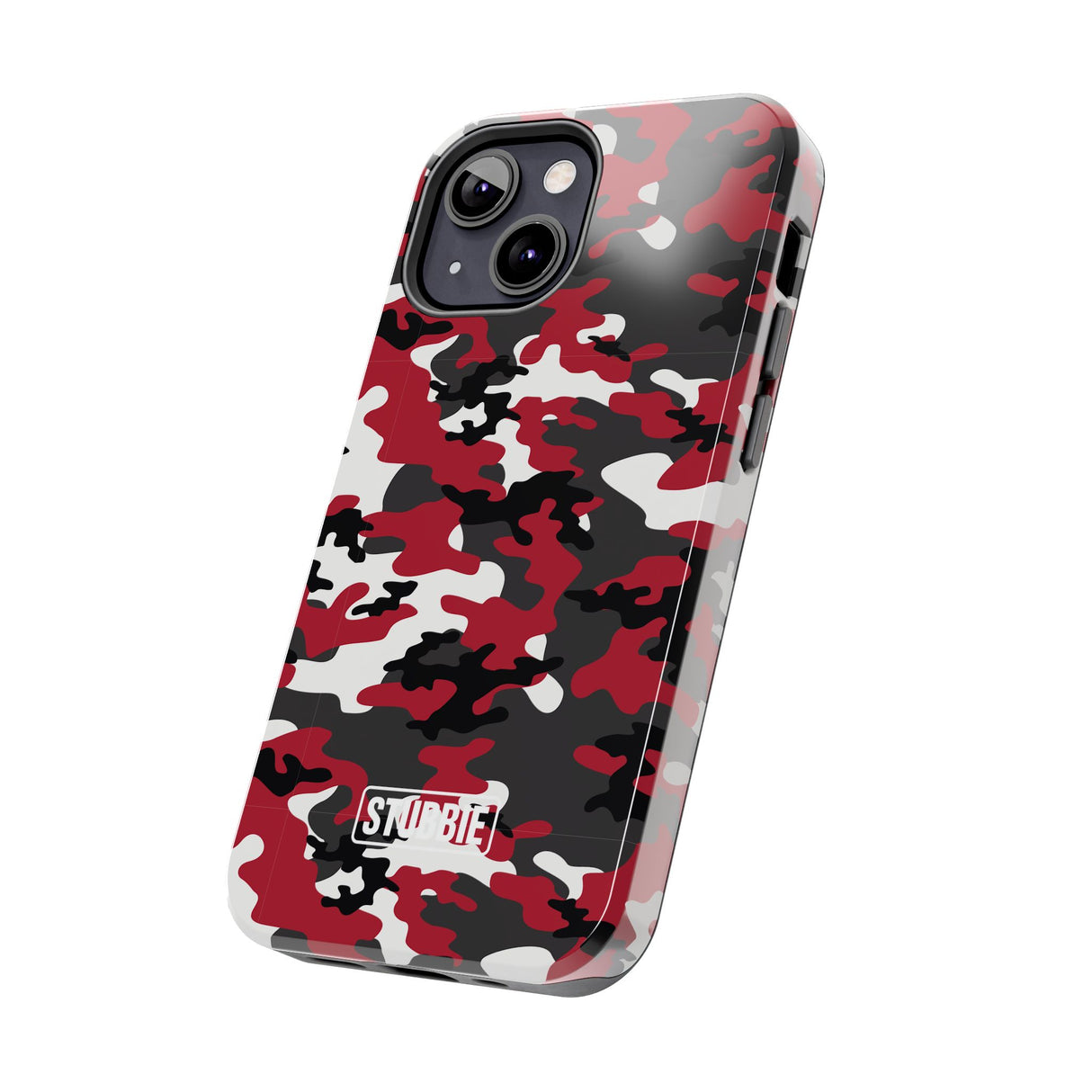 STUBBIE Phone Case for Apple iPhone - Red Camo Phone Case