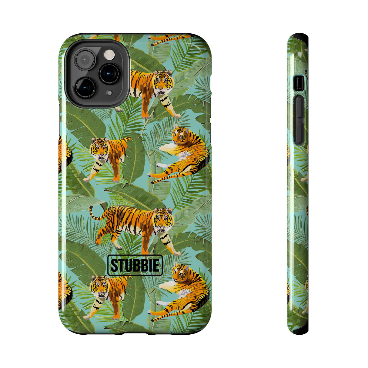 STUBBIE Phone Case for Apple iPhone - Jungle Tiger Stubbie