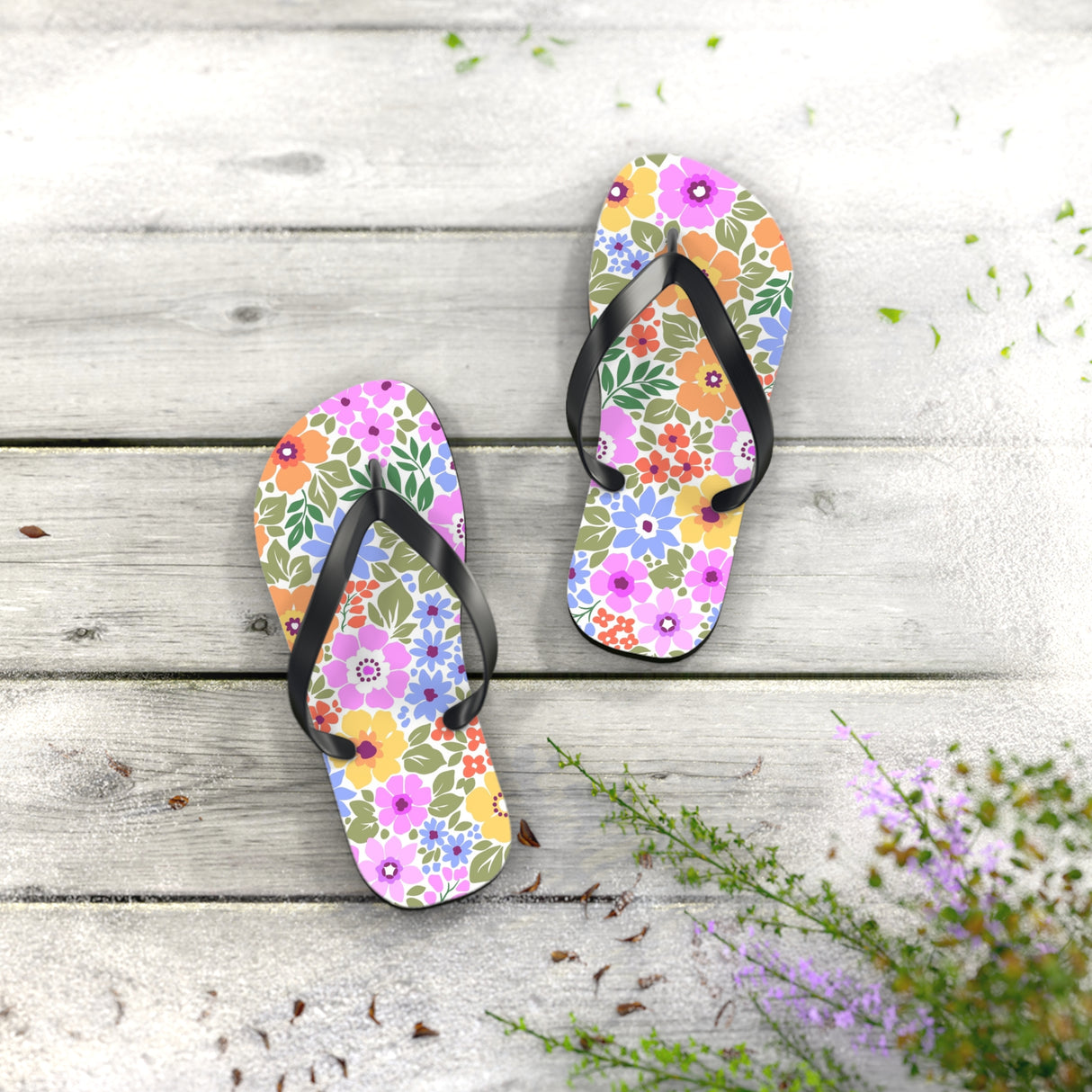 STUBBIE Flip Flops - Petal Power STUBBIE