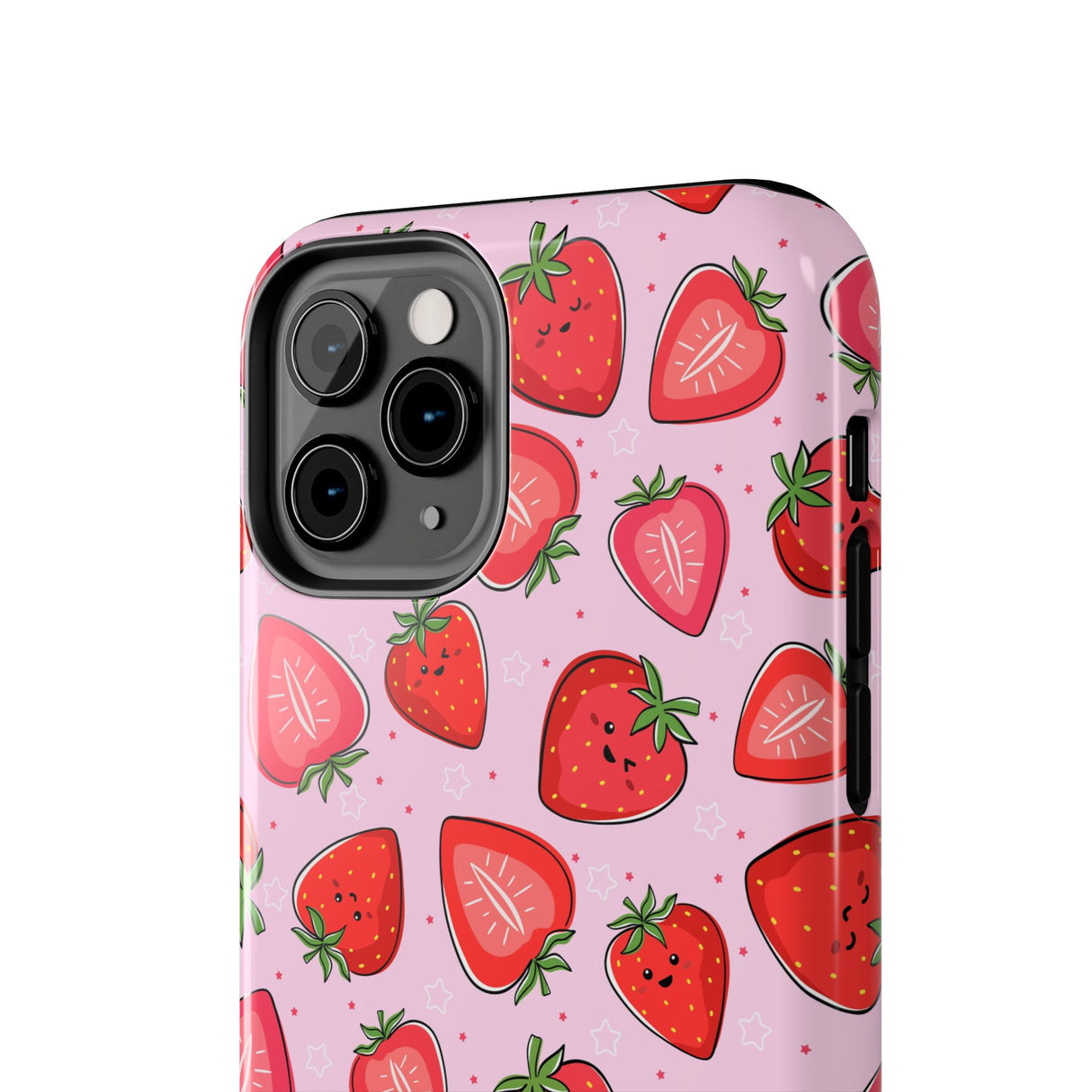 STUBBIE Phone Case for Apple iPhone - Smile Strawberry Phone Case