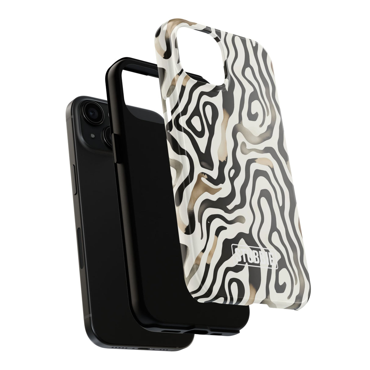 STUBBIE Phone Case for Apple iPhone - Weird Zebra Stubbie