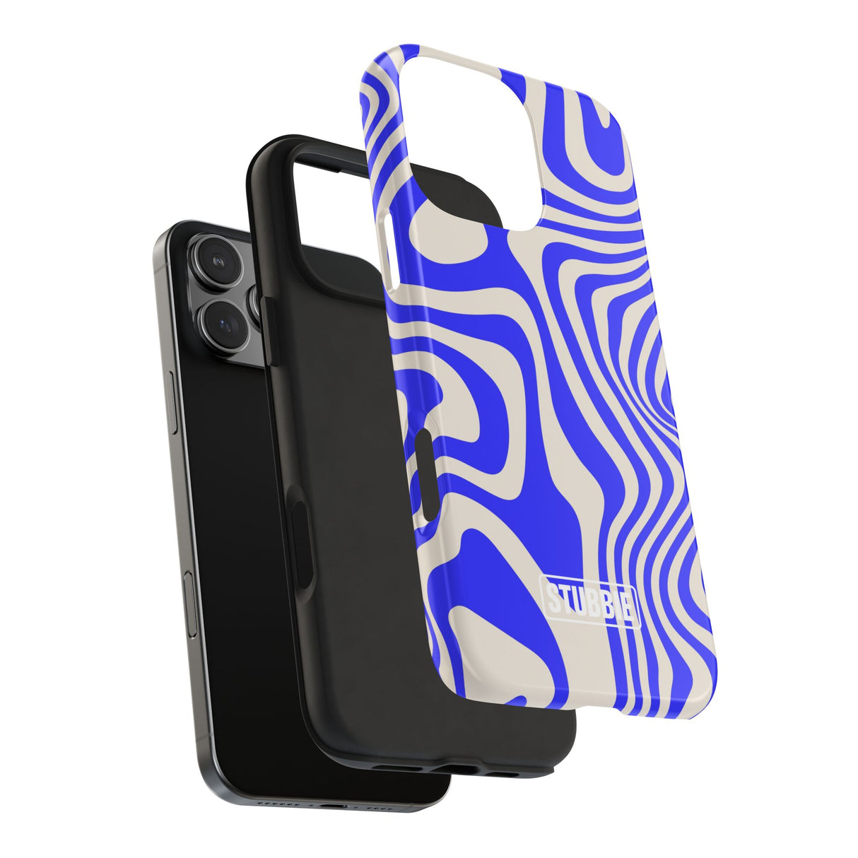 STUBBIE Phone Case for Apple iPhone - Crazy Blue Phone Case