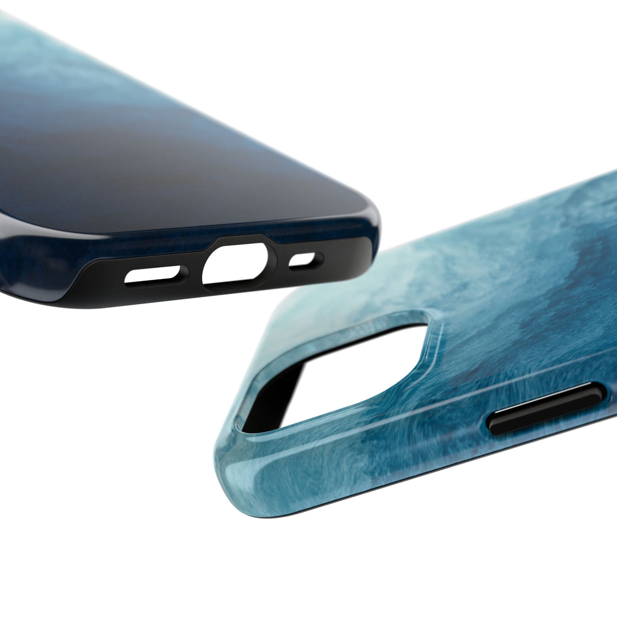 STUBBIE Phone Case for Apple iPhone - Blue Marble Phone Case