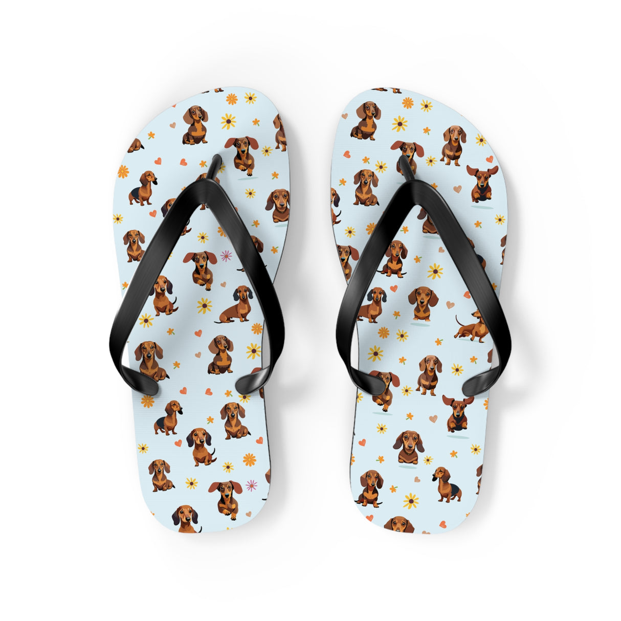 Dachshund Flip Flops