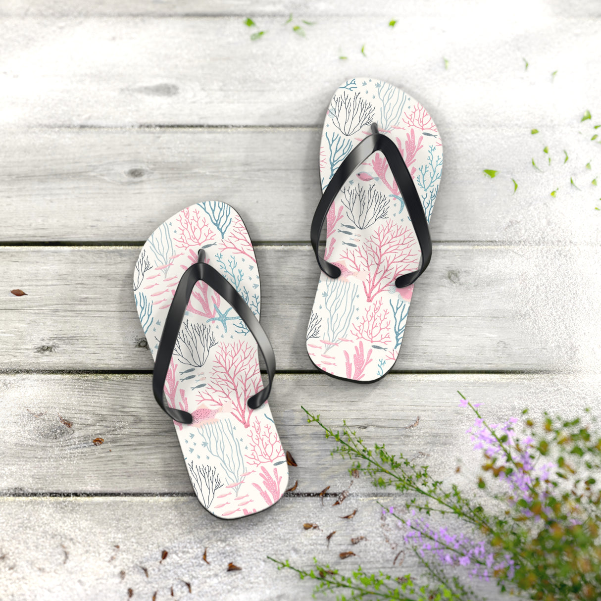 STUBBIE Flip Flops - Coral STUBBIE