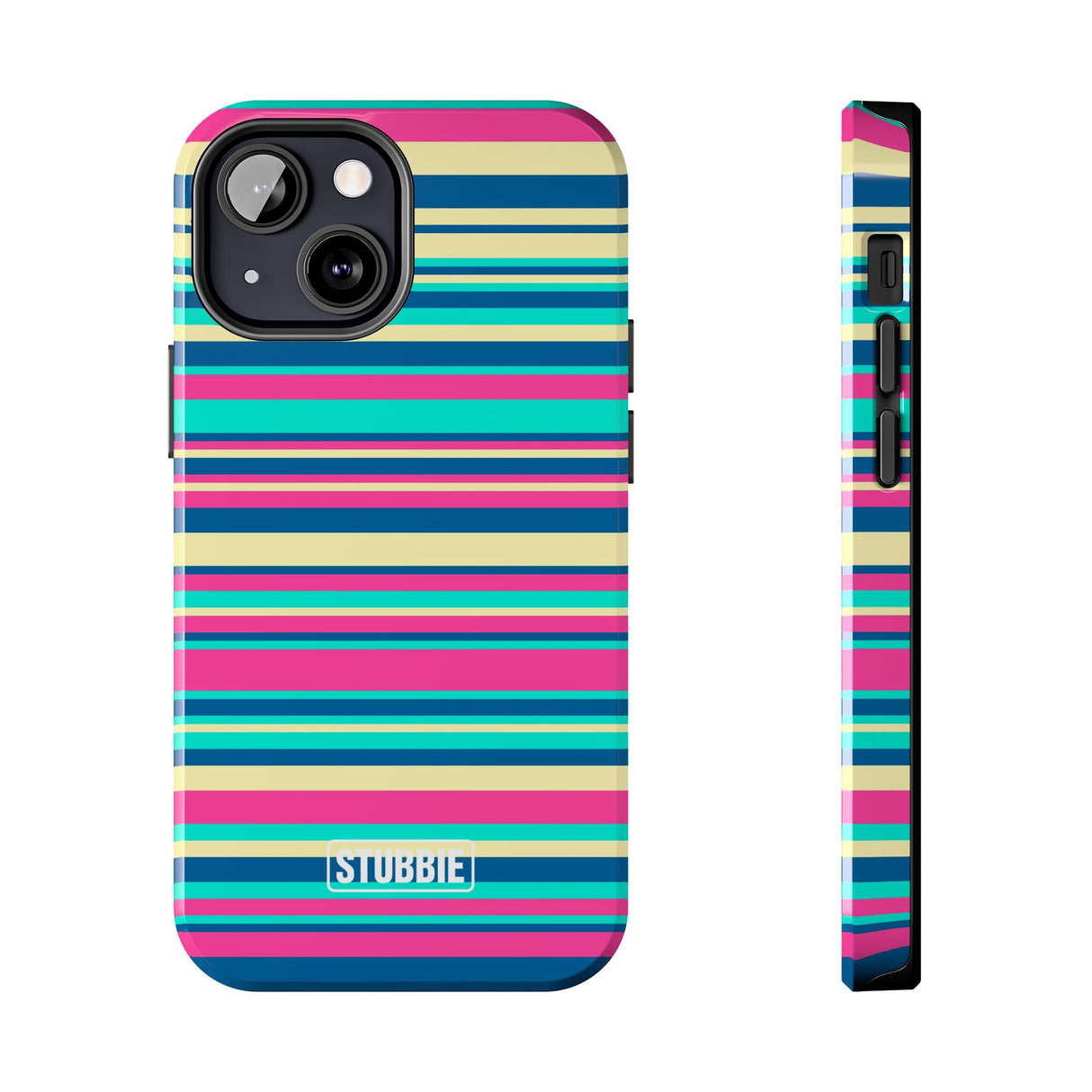STUBBIE Phone Case for Apple iPhone - Coloured Stripes Phone Case