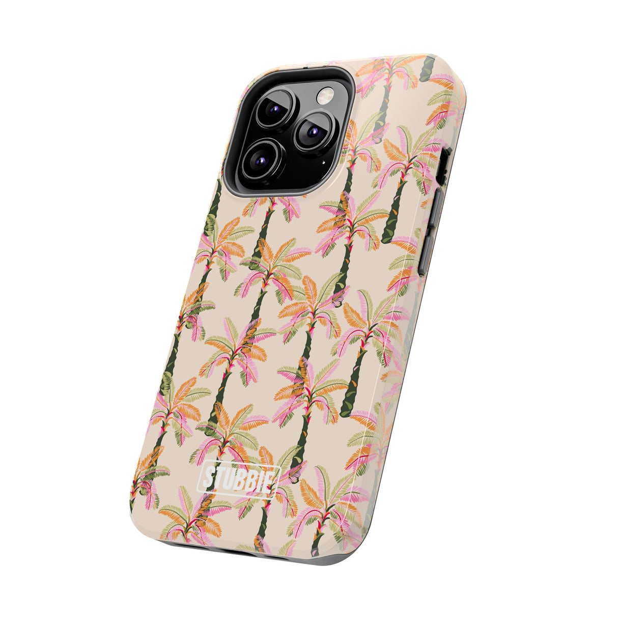 STUBBIE Phone Case for Apple iPhone - Pink Palm Stubbie