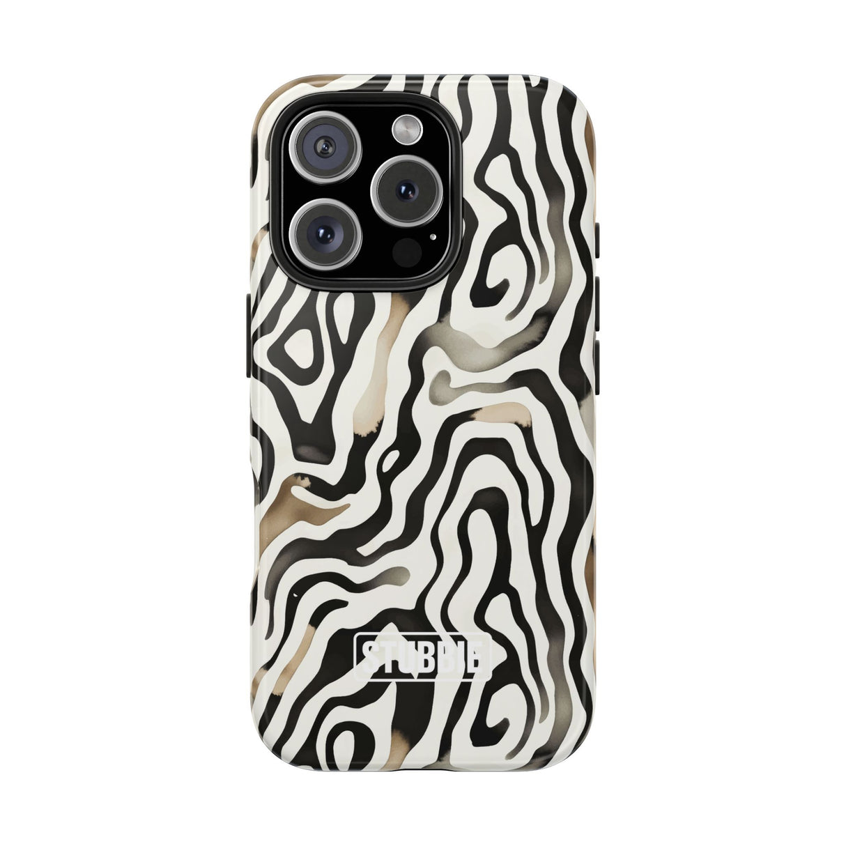 STUBBIE Phone Case for Apple iPhone - Weird Zebra Stubbie