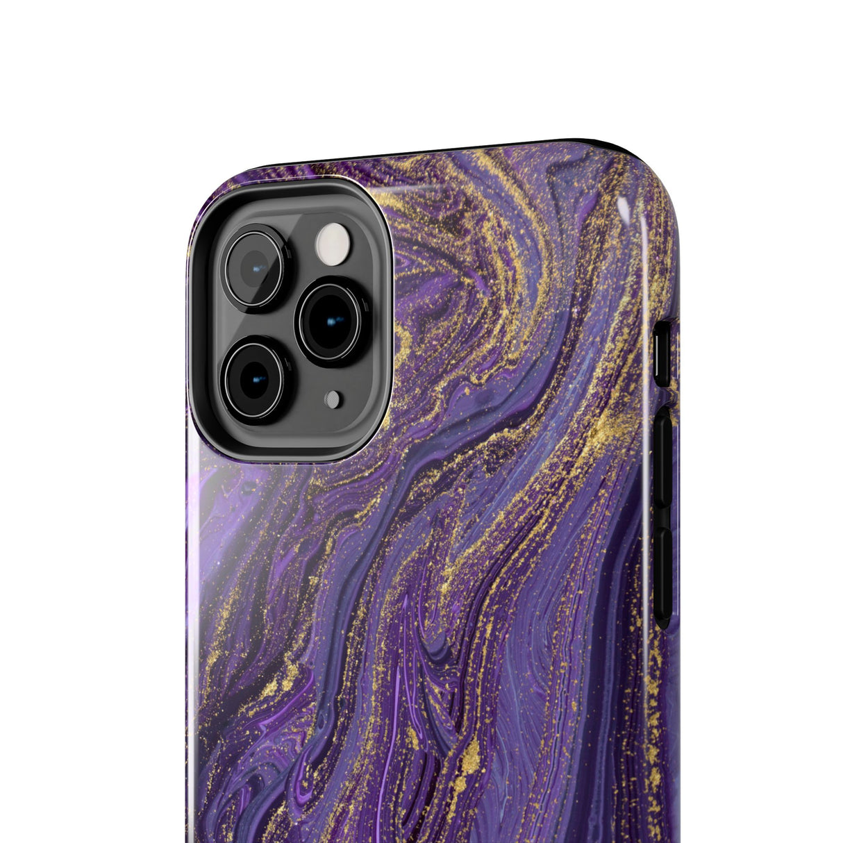 STUBBIE Phone Case for Apple iPhone - Purple Marble Phone Case