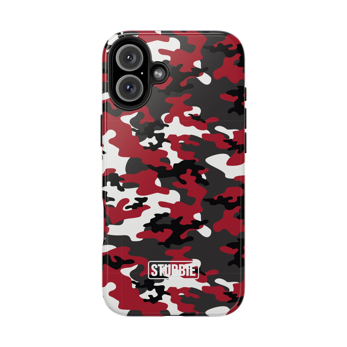 STUBBIE Phone Case for Apple iPhone - Red Camo Phone Case