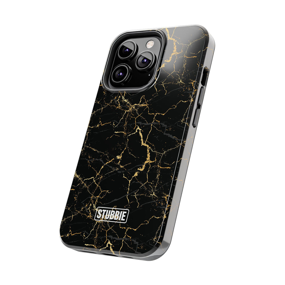 STUBBIE Phone Case for Apple iPhone - Midnight Black Marble Phone Case