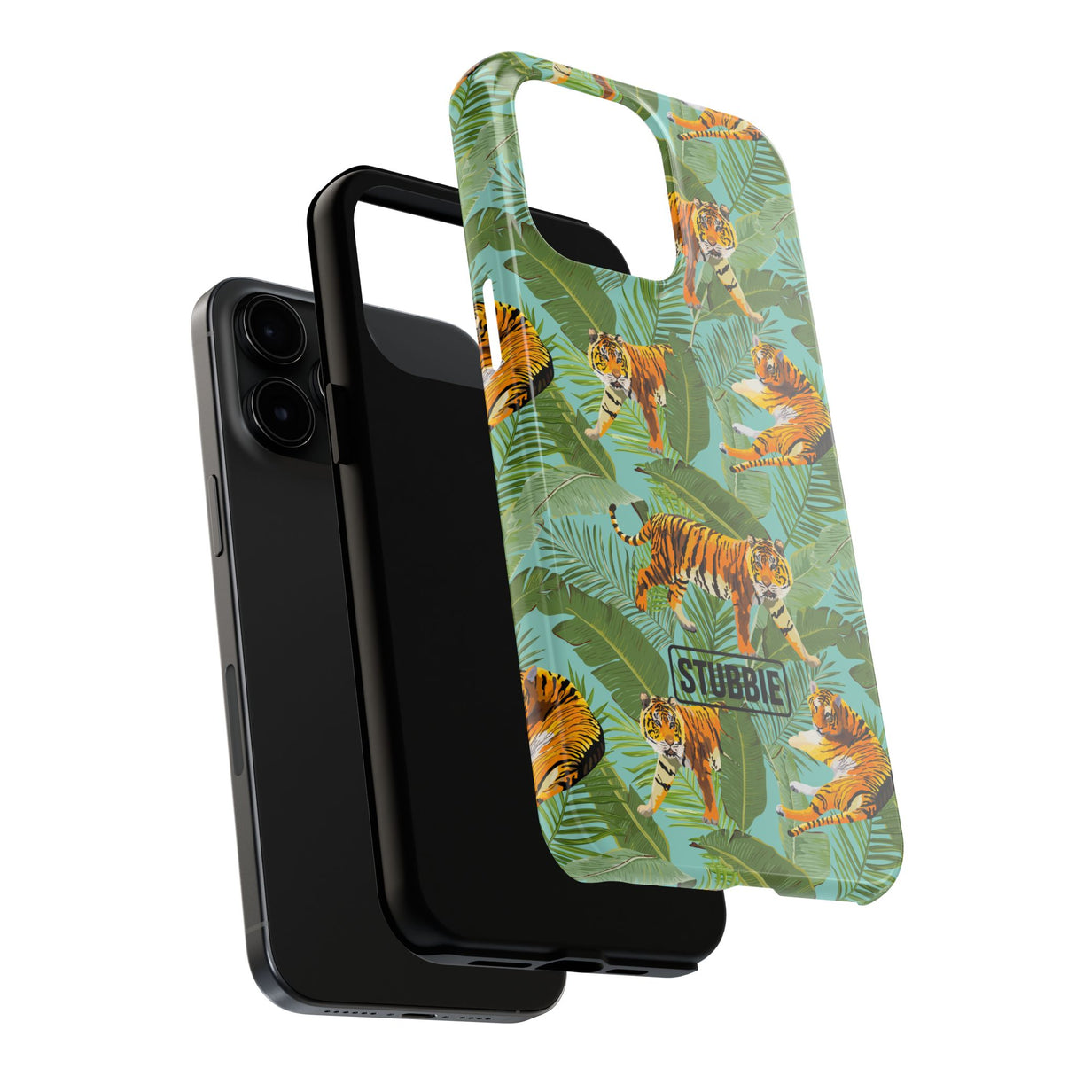 STUBBIE Phone Case for Apple iPhone - Jungle Tiger Stubbie